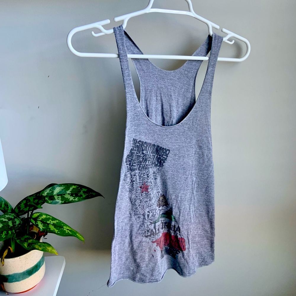 Cute, simple California tank from local farmers market artist!